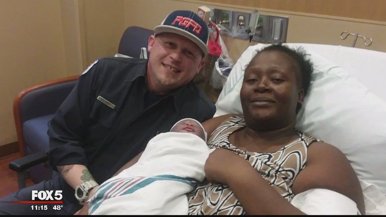 After being born in ambulance 42 years ago, firefighter-paramedic delivers baby girl in ambulance on birthday