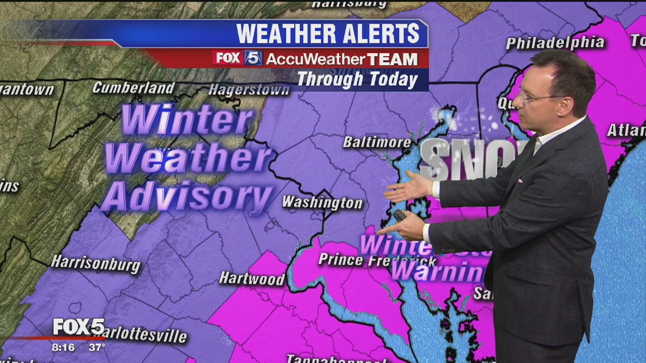 Gary McGrady as the latest on the first snowstorm of the season coming through the area