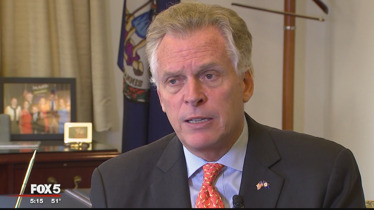 Virginia Gov. McAuliffe: Trump's policies have been a disaster for this state