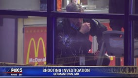 Bullets fly outside Germantown McDonald's, two men injured