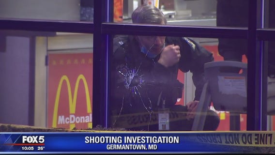 Bullets fly outside Germantown McDonald's, two men injured