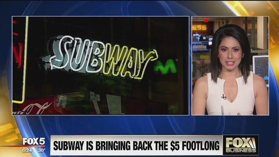 FOX Business Beat: Subway brings back $5 footlong; Google tool helps save on flights