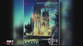 ISIS THREAT? New propaganda poster shows Washington National Cathedral on fire