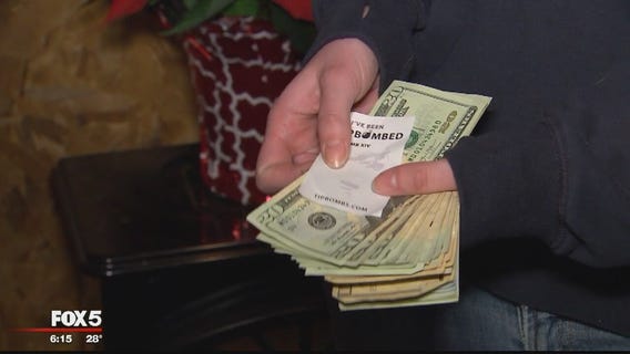 Virginia server surprised with massive $1,010 tip