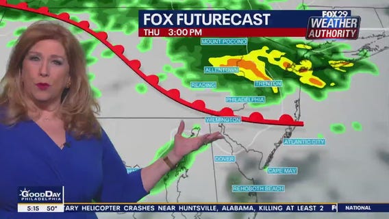 Weather Authority: Thursday, 5 a.m. forecast