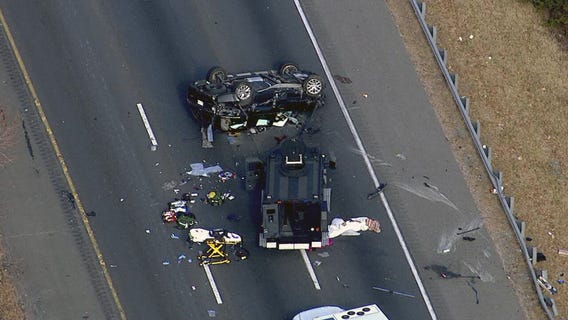 Man opens fire on troopers in Stafford County, crashes during high-speed chase, police say