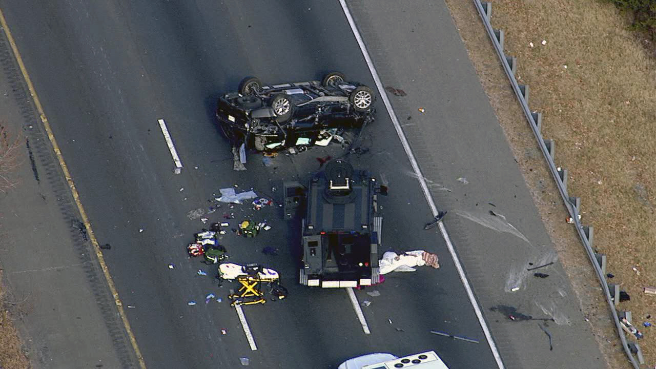 Man opens fire on troopers in Stafford County, crashes during high-speed chase, police say