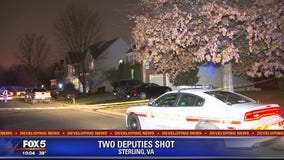 Authorities say two sheriff's deputies have been shot while responding to a domestic dispute in Sterling