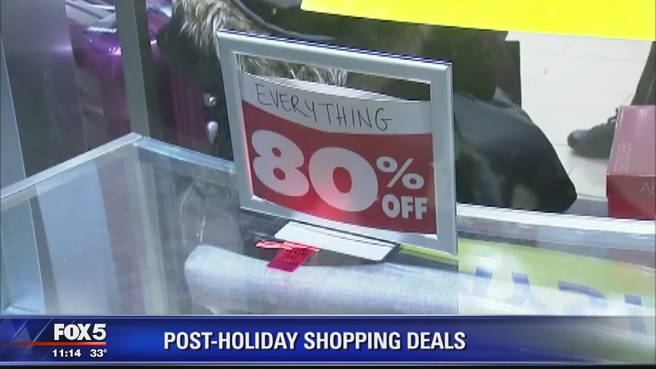 Shoppers hit the stores for post-Christmas deals, returns