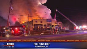 Crews investigating after Northern Virginia antique store goes up in flames Monday