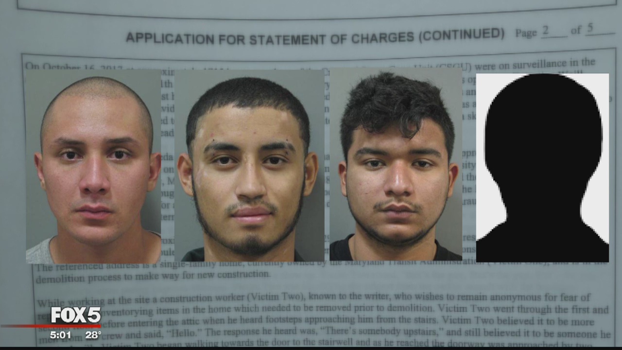 4 arrested after MS-13 hangout discovered by Purple Line workers in Silver Spring