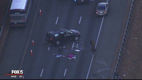 Murder suspect opens fire on troopers in Stafford County, crashes during high-speed chase