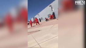 Prison fight in Tucson using padlocks