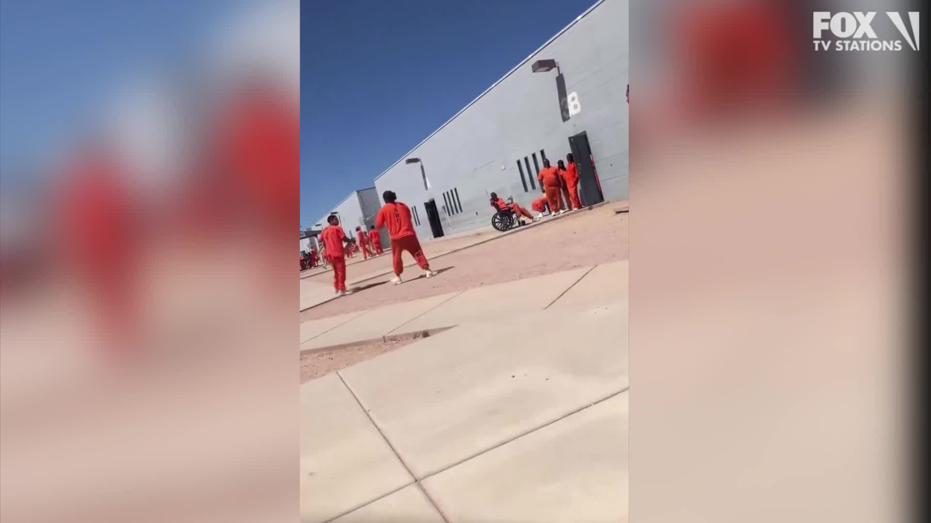 Prison fight in Tucson using padlocks