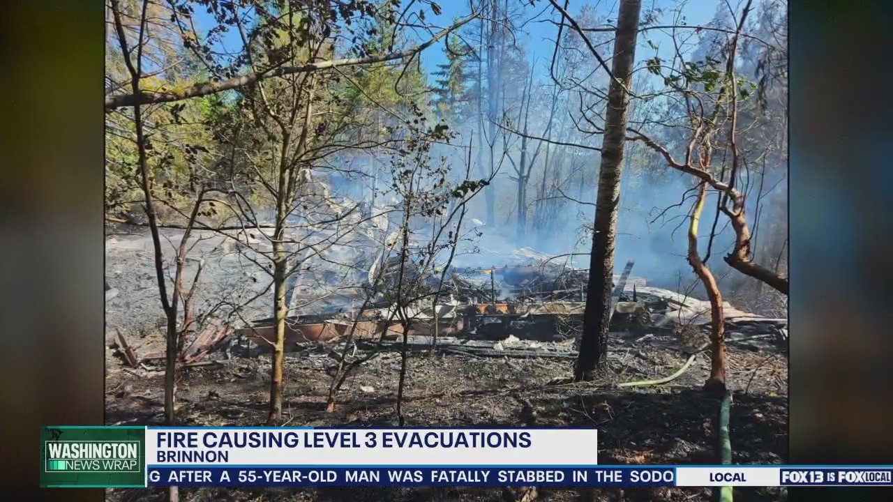 Fire in Jefferson County prompts Level 3 evacuations | FOX 13 Seattle