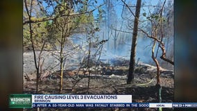 Fire in Jefferson County prompts Level 3 evacuations