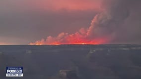 Out-of-control wildfires burning across western US