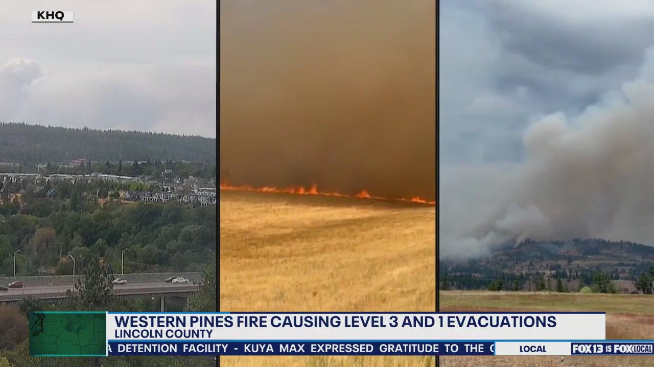 Multiple large wildfires burning in Washington state
