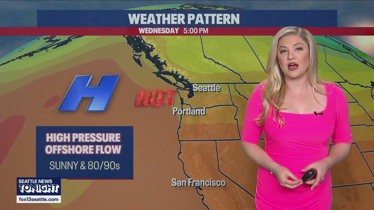 Seattle weather: Heat and high temps Wednesday