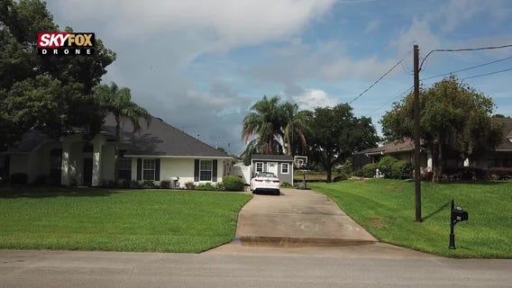 FOX 35 SKYFOX Drone over stormy Deltona skies