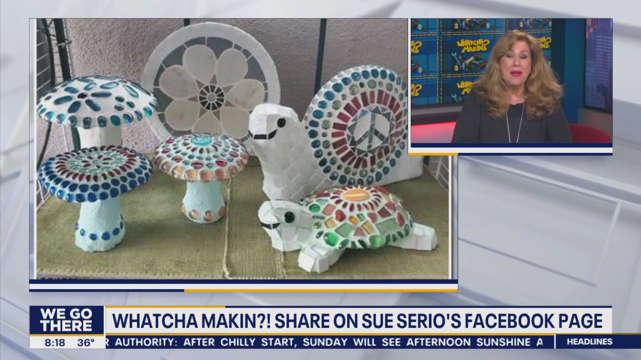 Whatcha Makin? Garden mosaics ahead of spring