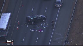 Man suspected of killing wife leads police on high-speed chase, crashes vehicle