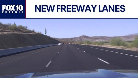 ADOT opens new lanes on Interstate 17 north of Phoenix