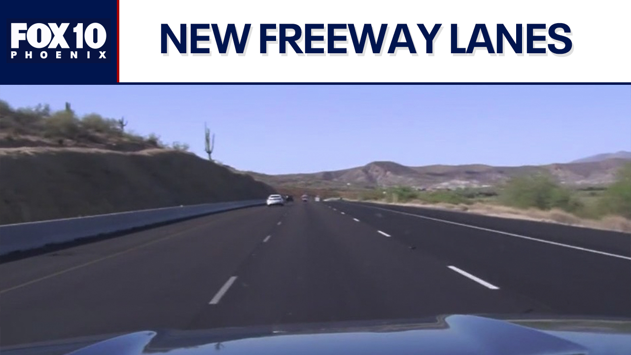 ADOT opens new lanes on Interstate 17 north of Phoenix