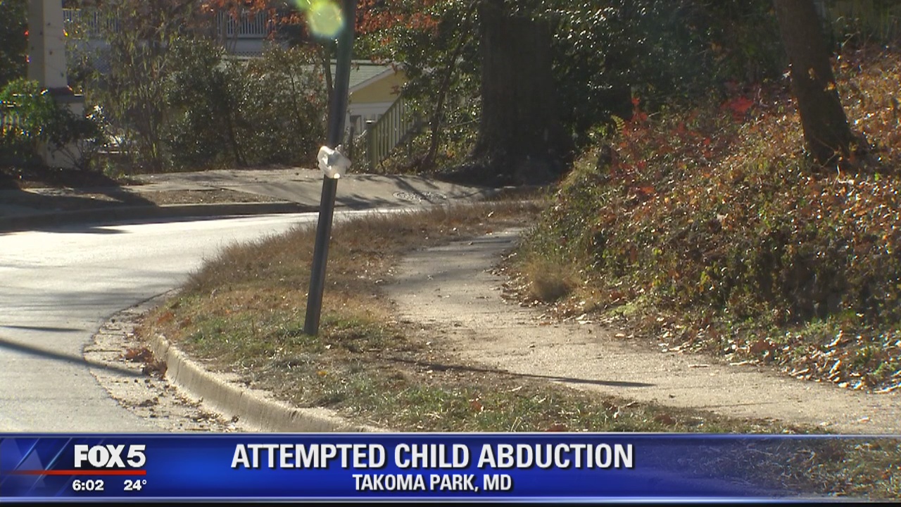 Police searching for 2 suspects in attempted child abduction in Takoma Park