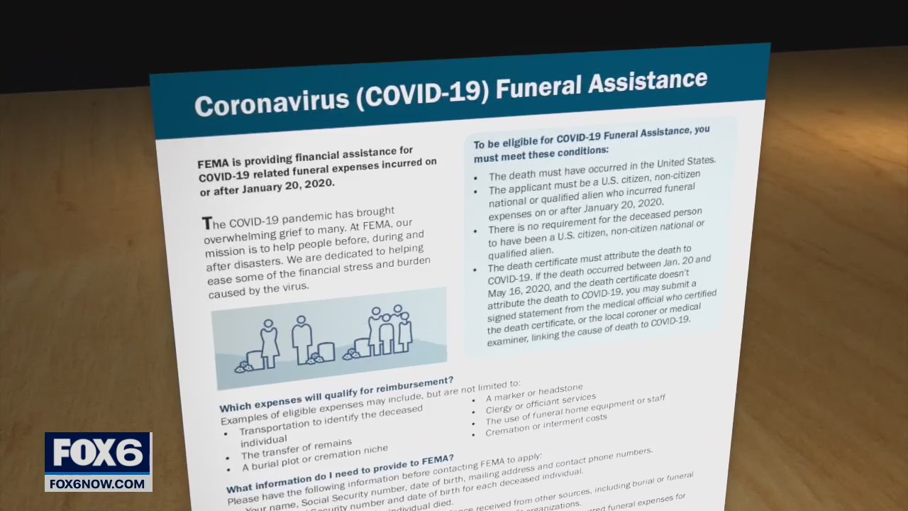 Funding available for COVID funerals, Contact 6 helps family get approved