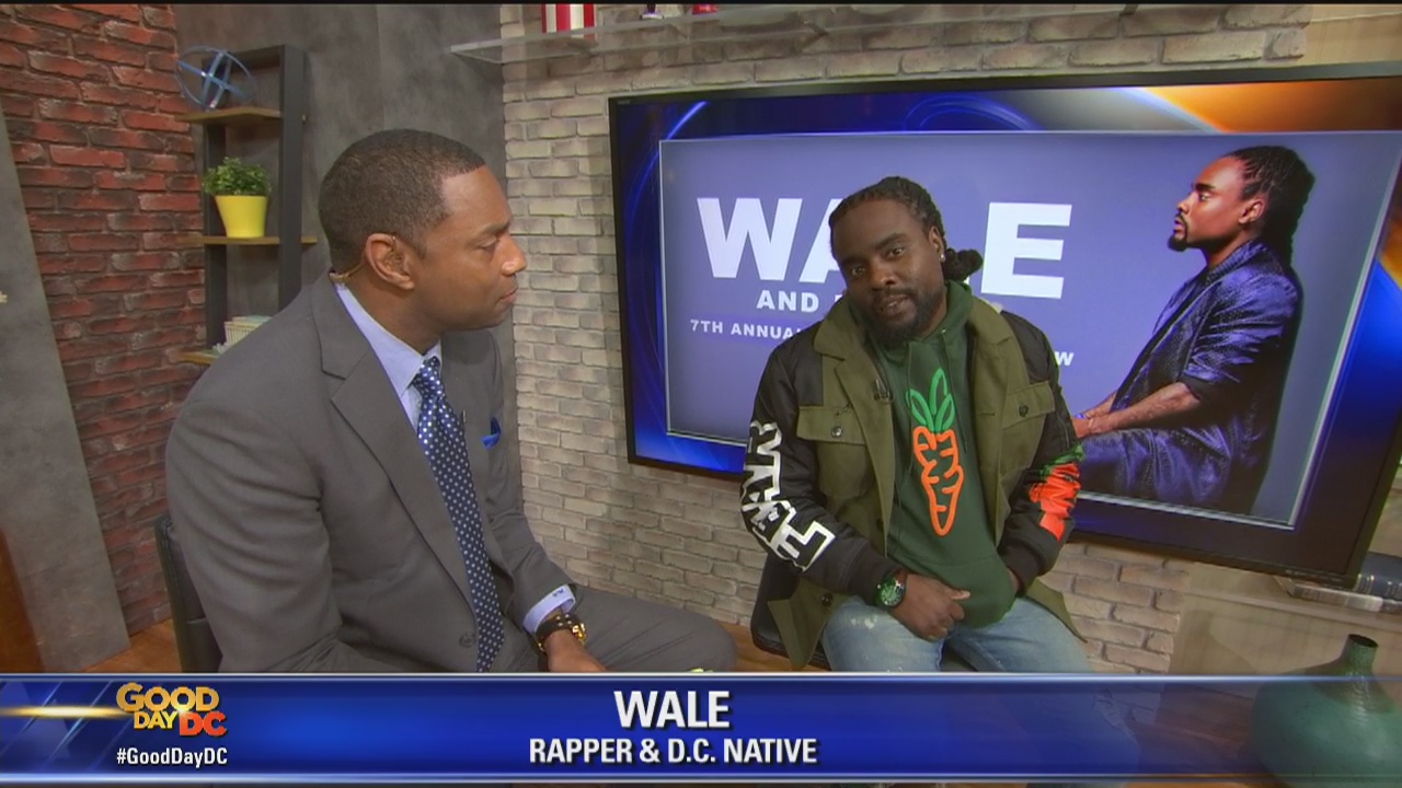 Wale drops by Good Day DC to chat New Year's Day concert Wale and Friends