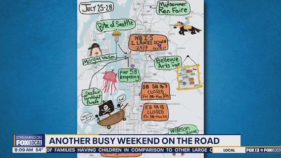 Another busy weekend on the road around Seattle