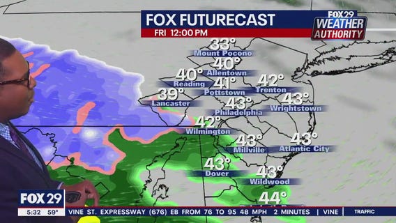 Weather Authority: 5 p.m. Thursday forecast