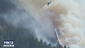 Wildfires continue to burn across Washington