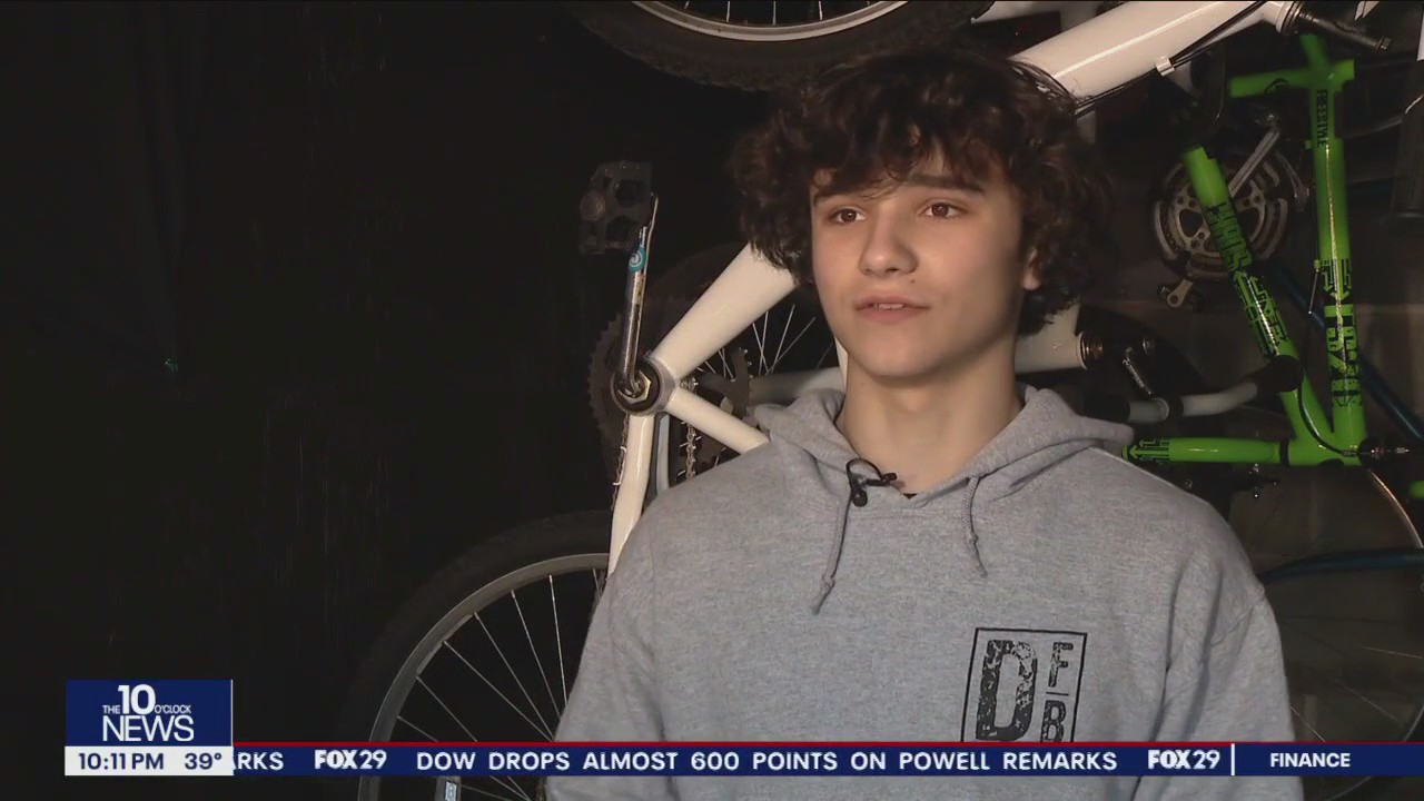 Local teen turns passion for fixing bicycles into charitable effort | FOX 29 Philadelphia