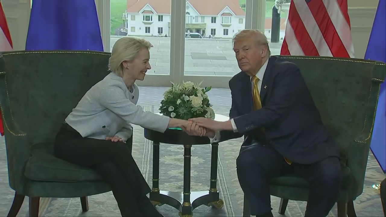 President Trump announces US trade deal with European Union