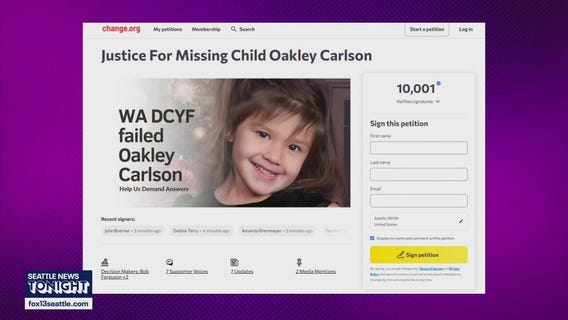 Justice for Oakley Carlson: Billboards offer $100,000 reward, mom's release looms