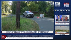 Search for suspect after Lummi nation officer shot in Whatcom County, WA