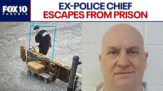 Manhunt in Arkansas for escaped ex-police chief