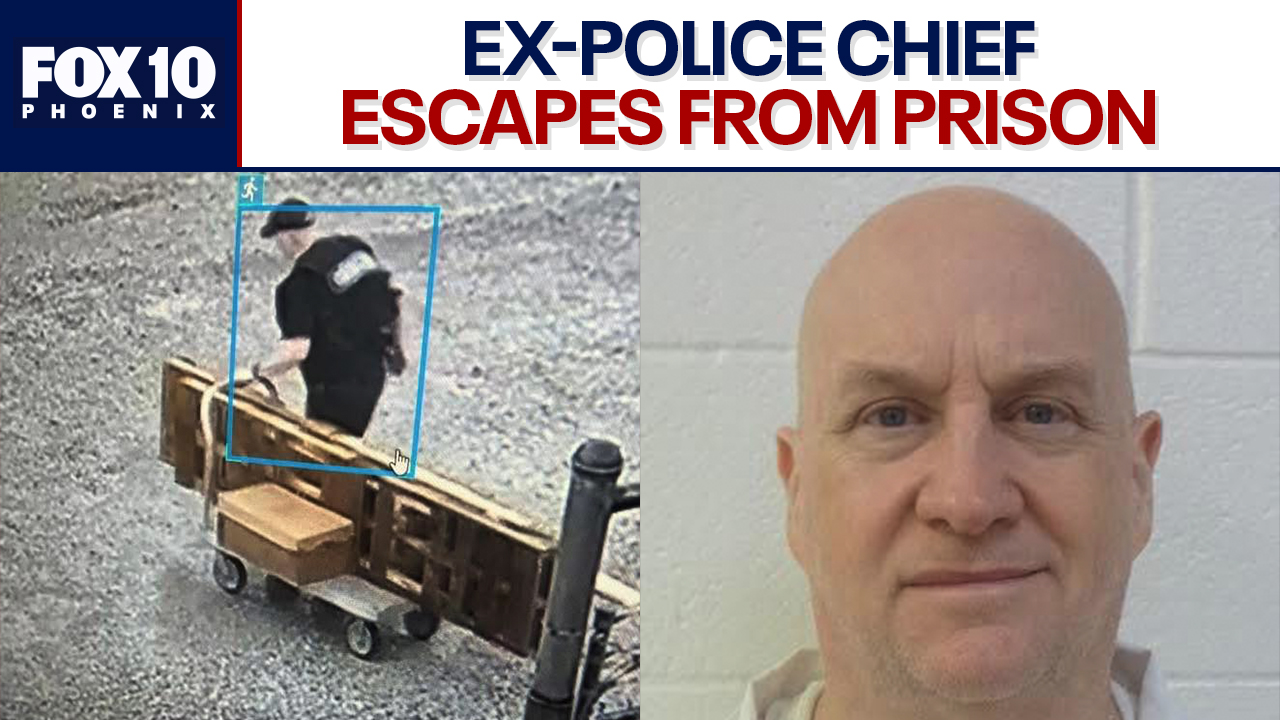 Manhunt in Arkansas for escaped ex-police chief