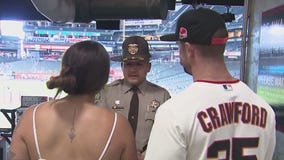Arizona Diamondbacks honoring first responders