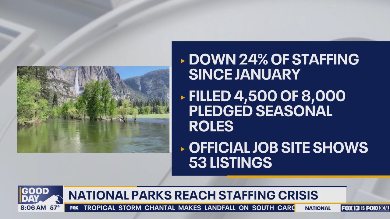 National Parks face staffing shortage with Summer travel season