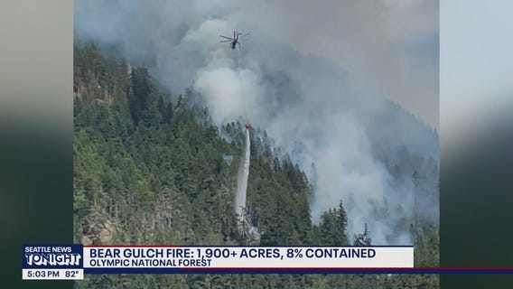 Bear Gulch Fire prompts evacuations in Mason County