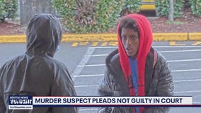 Murder suspect pleads not guilty in court