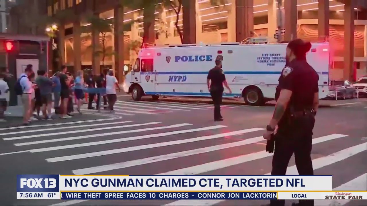 New York City gunman believed to have targeted NFL headquarters