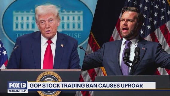US GOP stock trading ban causes uproar