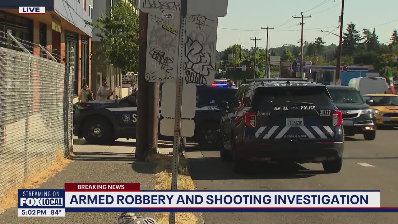 1 injured in shooting, robbery on Seattle's Aurora Avenue