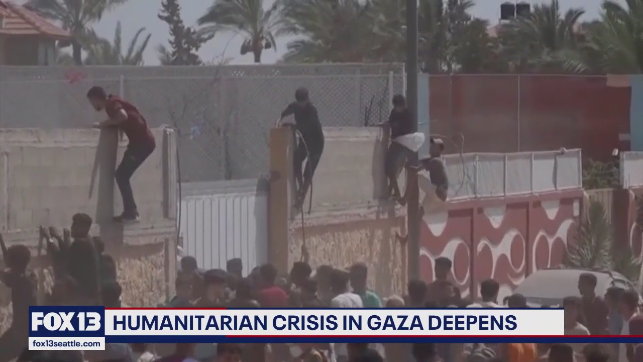 Trump speaks as Gaza humanitarian crisis deepens