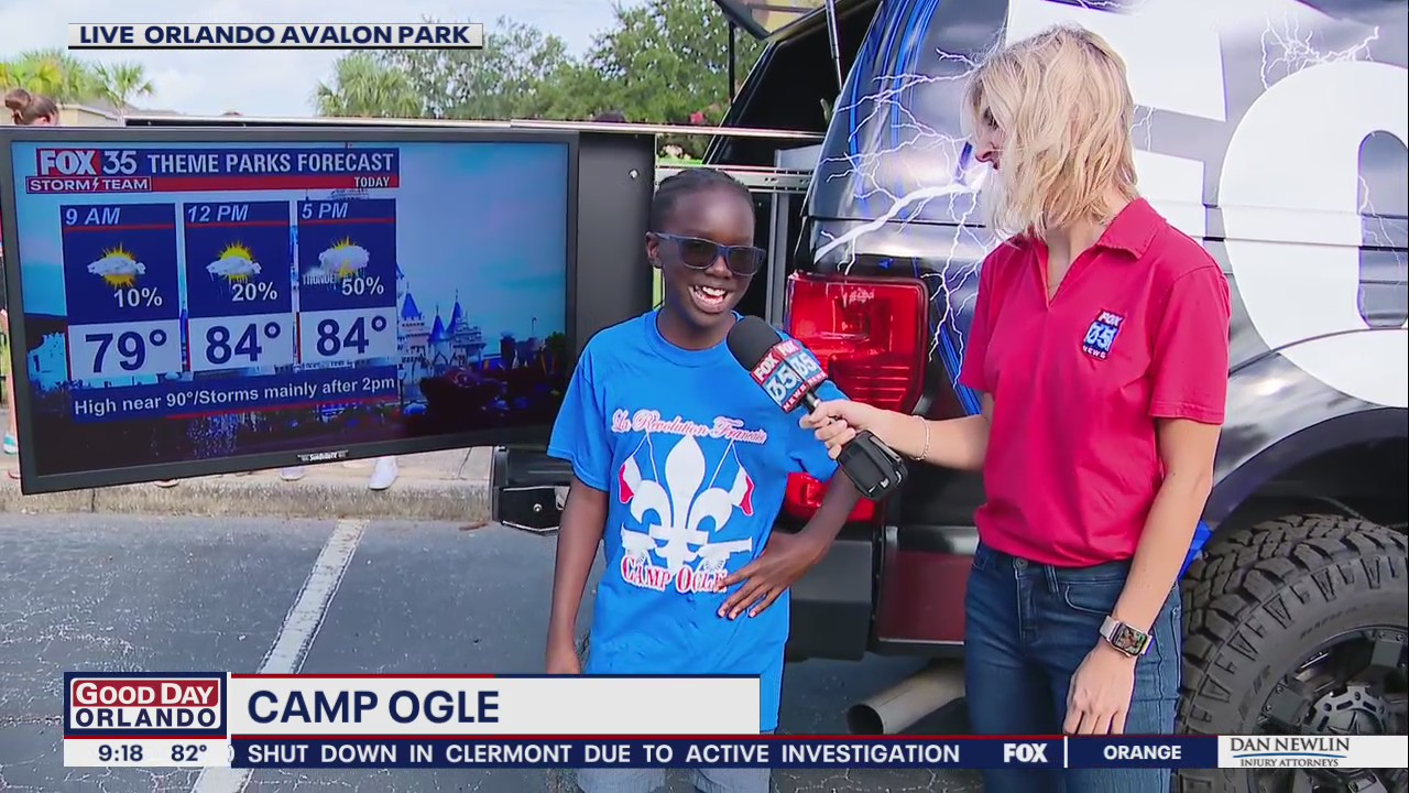 FOX 35 Storm Team Thunder Truck Summer Camp Tour