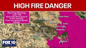 Arizona wildfire weather update